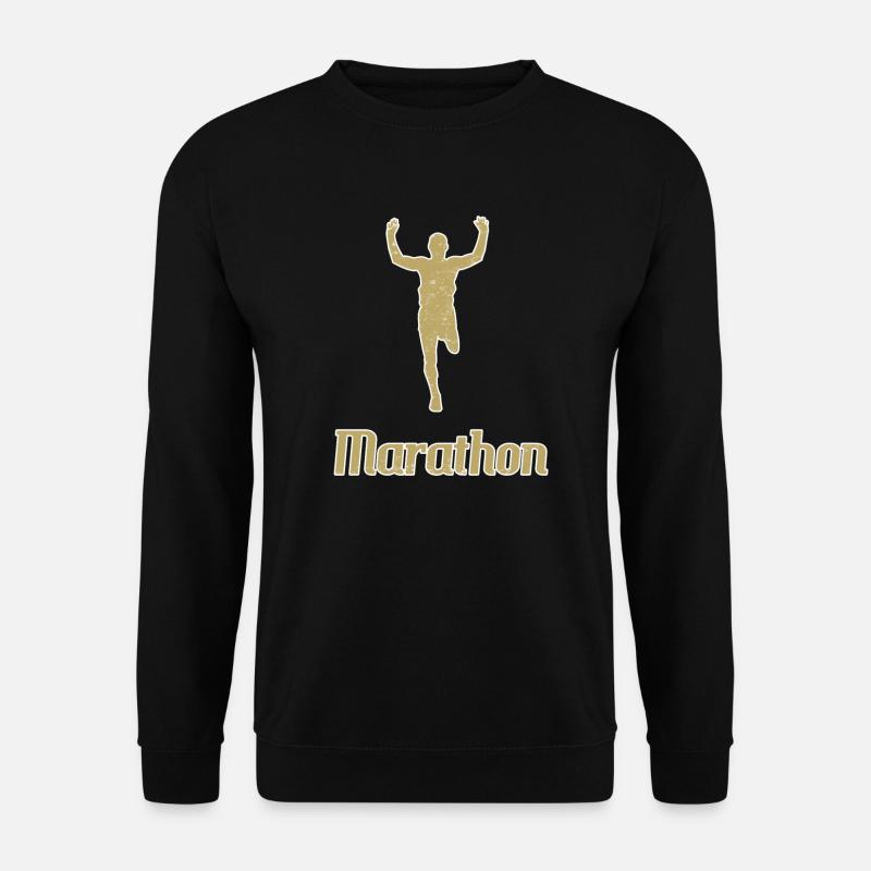 Marathon Marathon Marathon runners - Unisex Sweatshirt - black