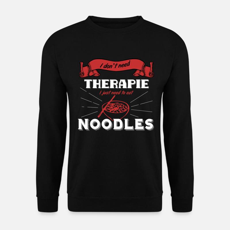 Nudeln Noodles - Unisex Pullover - Schwarz
