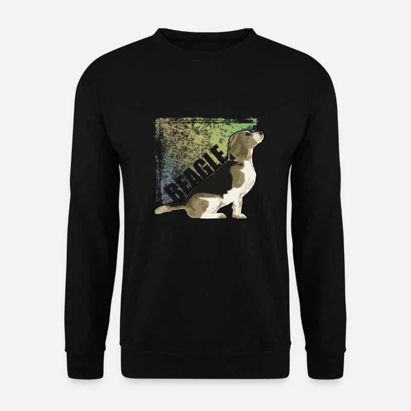 Beagle Hund - Unisex Pullover - Schwarz