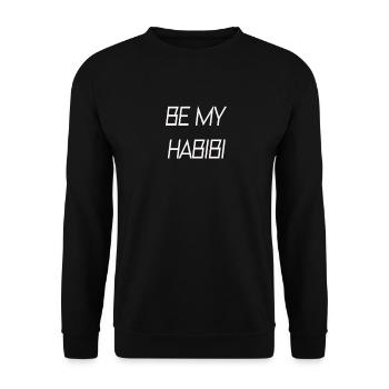 Habibi - Unisex Sweatshirt - black - Front - Alina (178cm) & Michal (187cm)