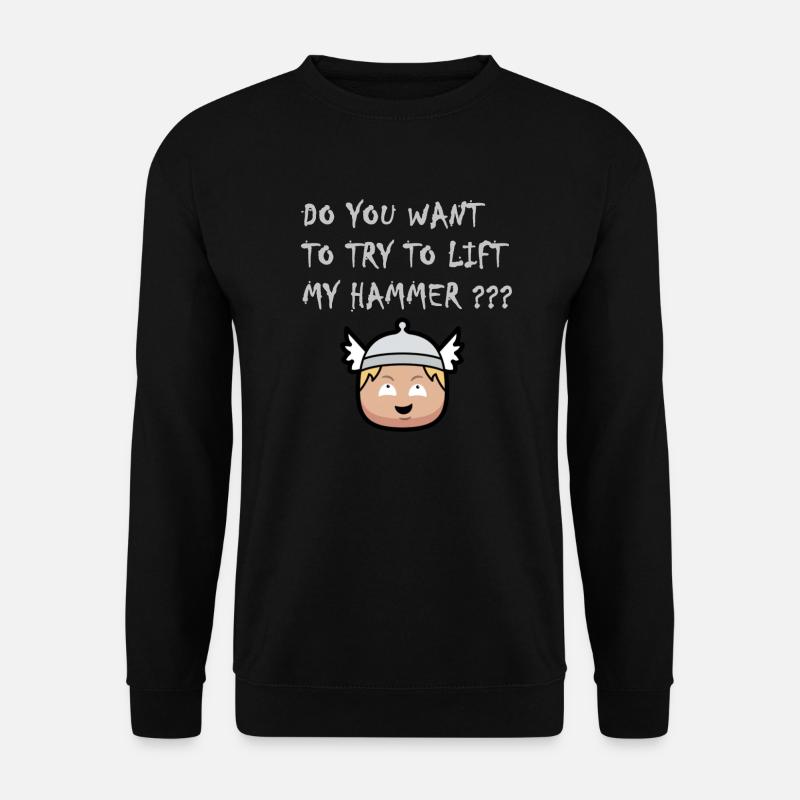 Le marteau de Thor - Sweat-shirt Unisexe - noir