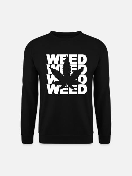 WEED - Unisex Sweatshirt - black