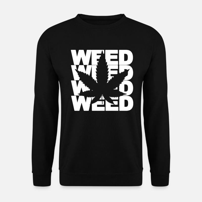 WEED - Unisex Pullover - Schwarz
