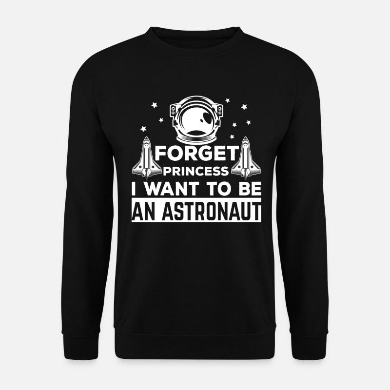 Astronaute fusée spatiale - Sweat-shirt Unisexe - noir