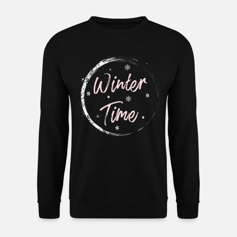 Winter Time - Unisex Pullover - Schwarz