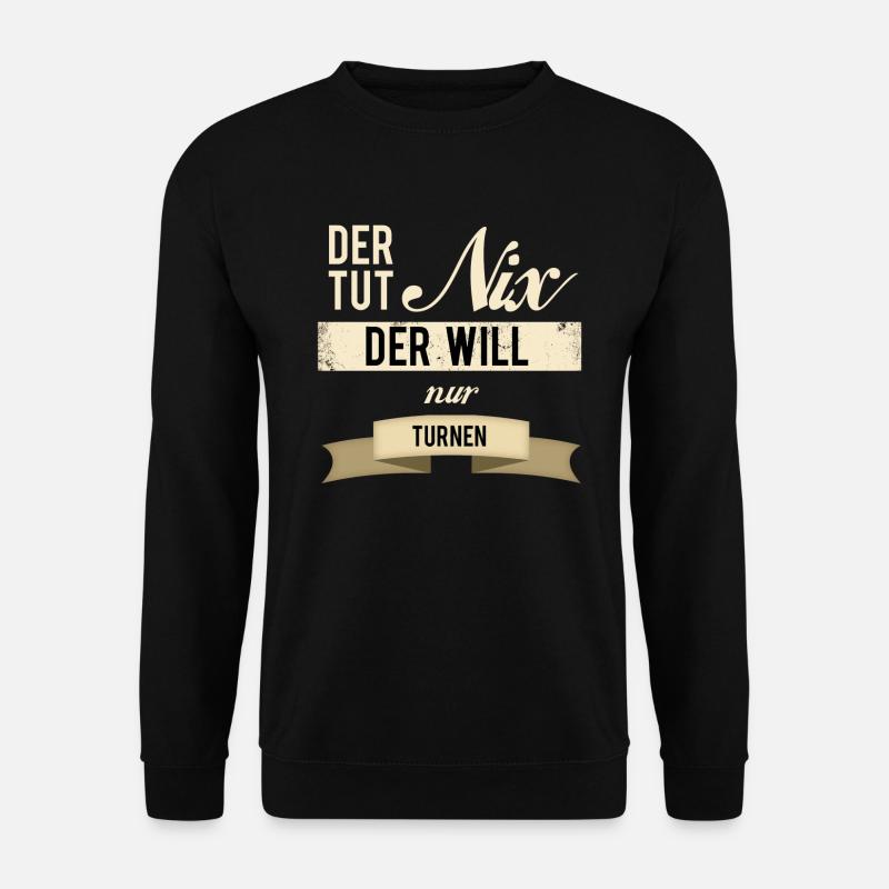 Turnen - Unisex Pullover - Schwarz