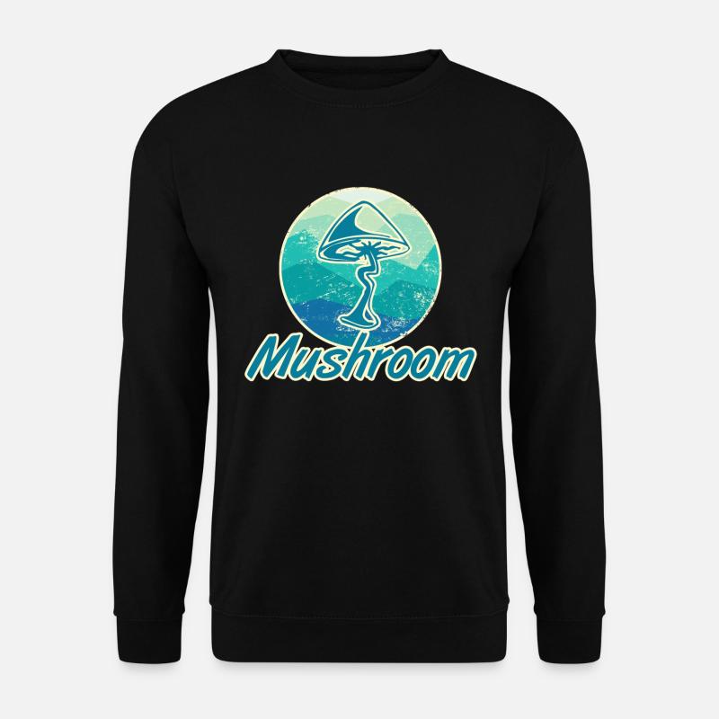 Pilze - Unisex Pullover - Schwarz