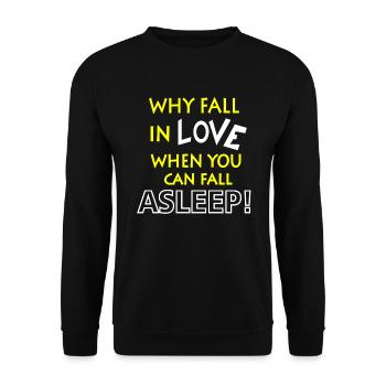 Funny Sayings Funny Drôle drôle drôle chemise - Sweat-shirt Unisexe - noir - Devant - Alina (178cm) & Michal (187cm)