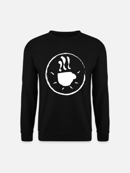 Kaffee Kaffeeliebe Kaffeetasse Kaffeefan - Unisex Pullover - Schwarz