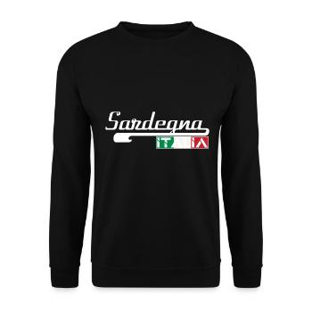 SARDEGNA ITALIA (w) - Sweat-shirt Unisexe - noir - Devant - Alina (178cm) & Michal (187cm)