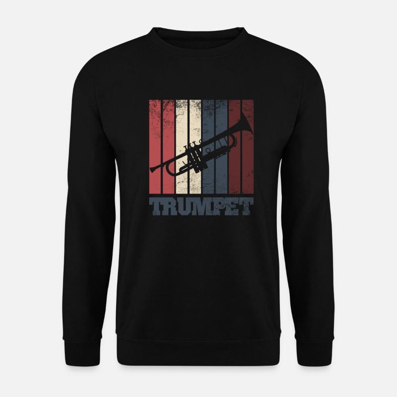 trompete - Unisex Pullover - Schwarz