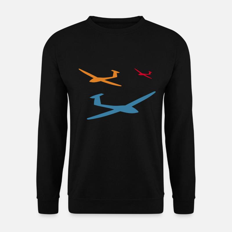 Sailplane Glider Glider - Unisex Sweatshirt - black