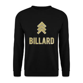 billard - Unisex Pullover - Schwarz - Vorne - Alina (178cm) & Michal (187cm)