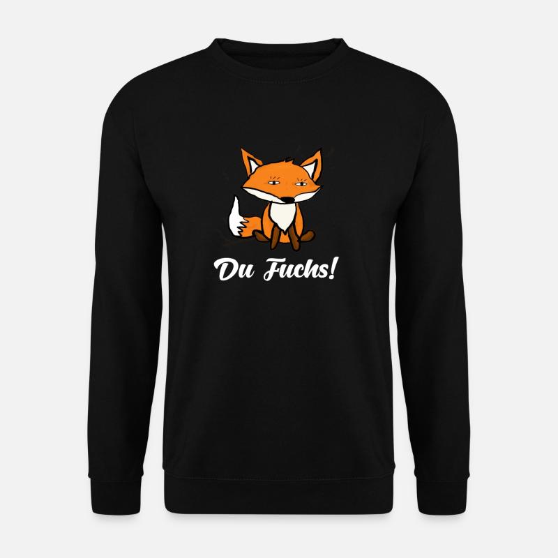 Fuchs - Unisex Pullover - Schwarz