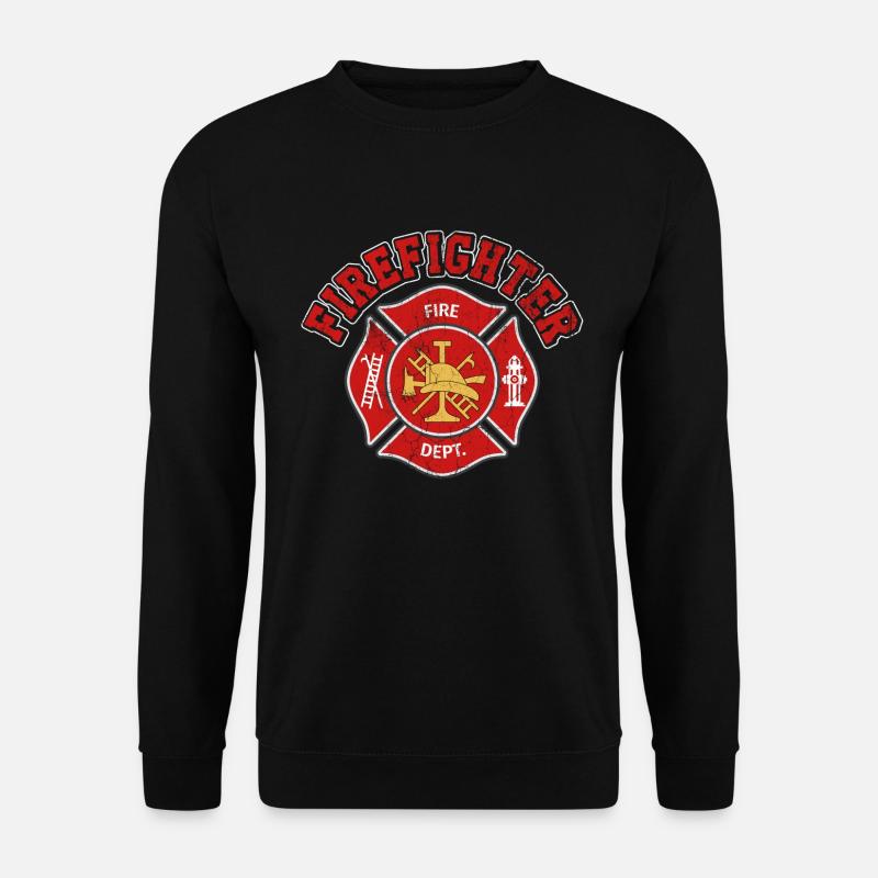feuerwehr - Unisex Pullover - Schwarz