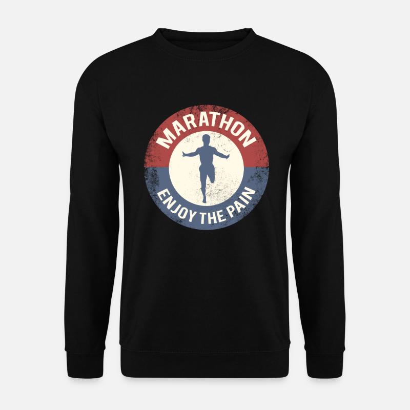 marathon - Unisex Sweatshirt - black