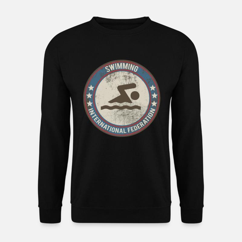 schwimmen - Unisex Pullover - Schwarz