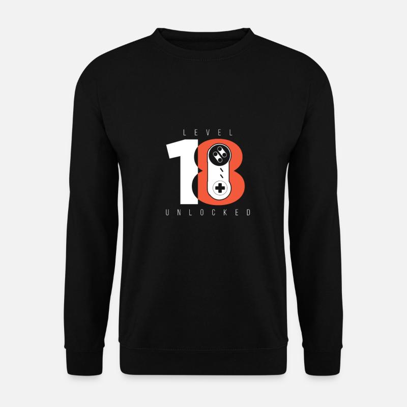 18th birthday - Unisex Sweatshirt - black