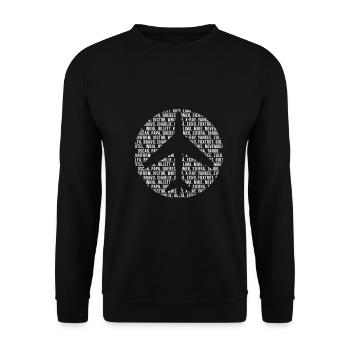 avion - Sweat-shirt Unisexe - noir - Devant - Alina (178cm) & Michal (187cm)