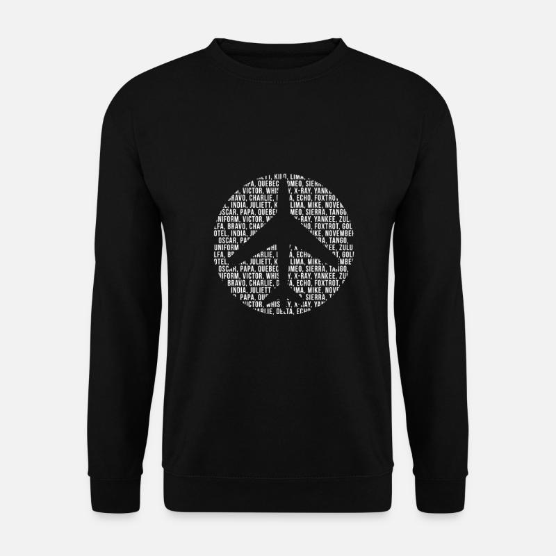 plane - Unisex Sweatshirt - black