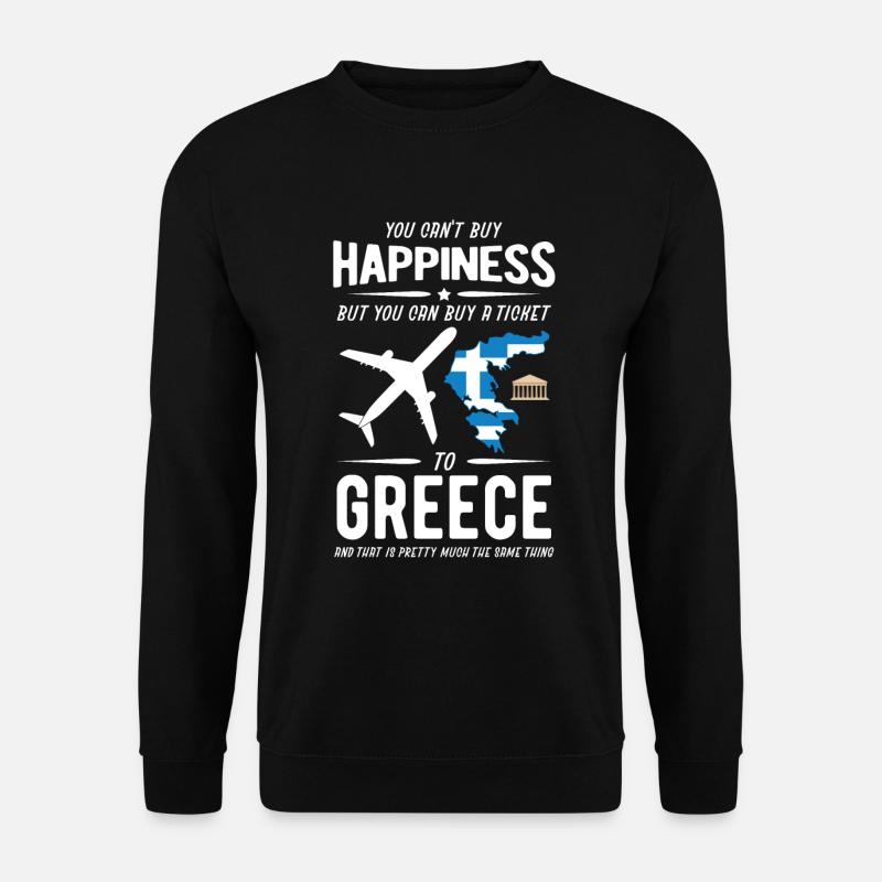 Griechenland - Unisex Pullover - Schwarz