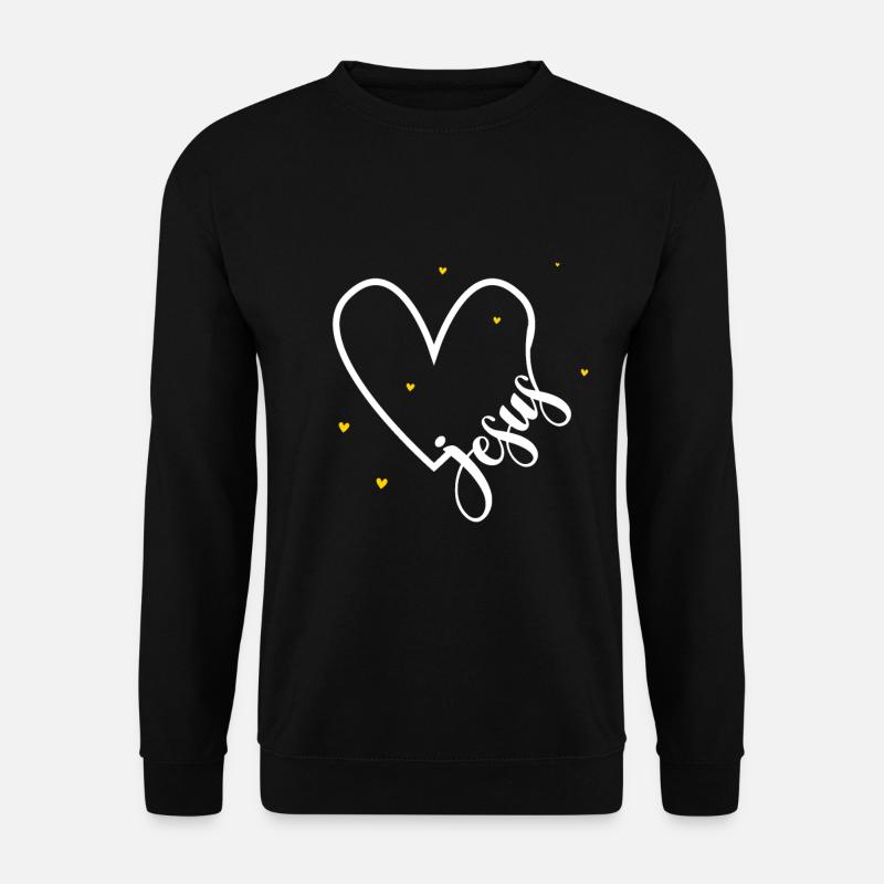 Jesus - Unisex Pullover - Schwarz