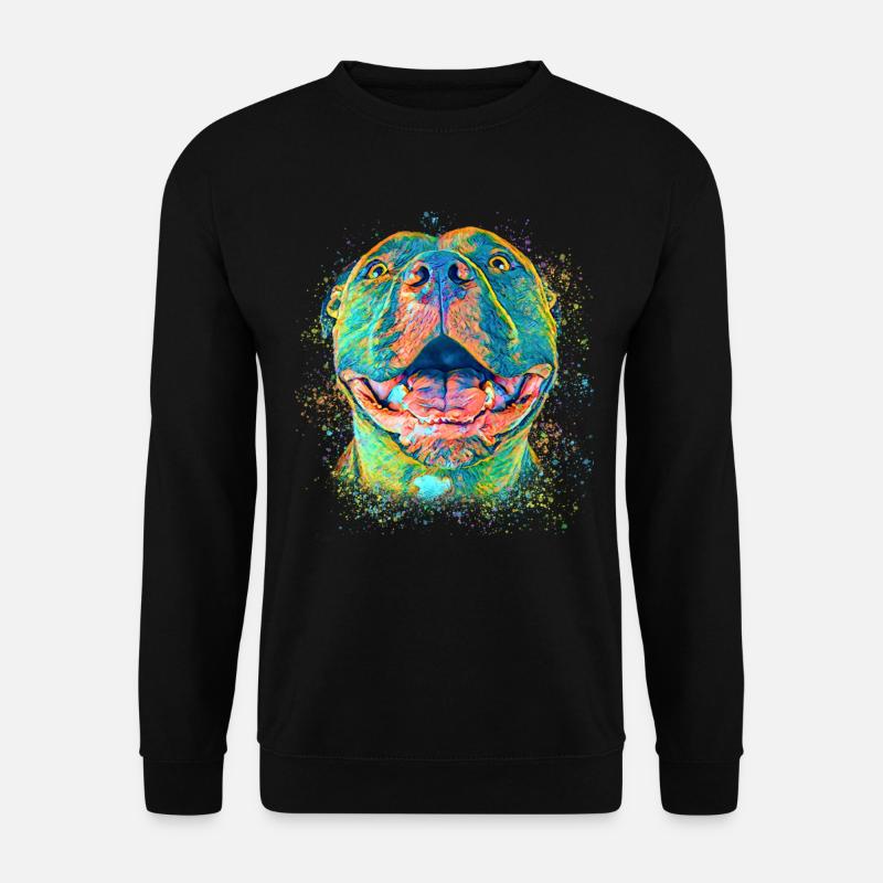 Pitbull mignon - Sweat-shirt Unisexe - noir