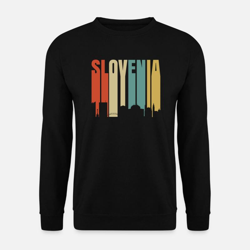 Slowenien - Unisex Pullover - Schwarz