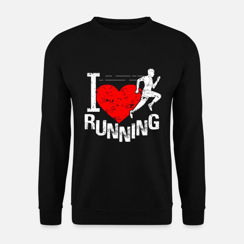 To run - Unisex Sweatshirt - black