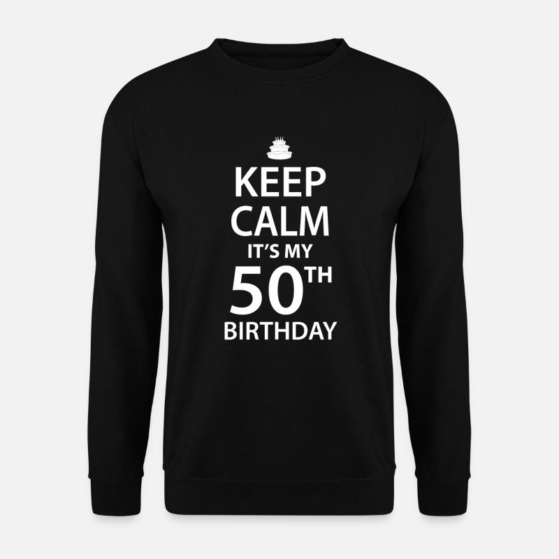 50. Geburtstag - Unisex Pullover - Schwarz