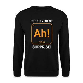 chemistry - Unisex Sweatshirt - black - Front - Alina (178cm) & Michal (187cm)
