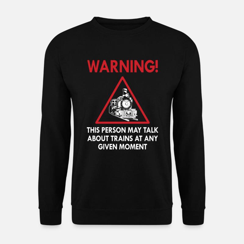 Zug - Unisex Pullover - Schwarz