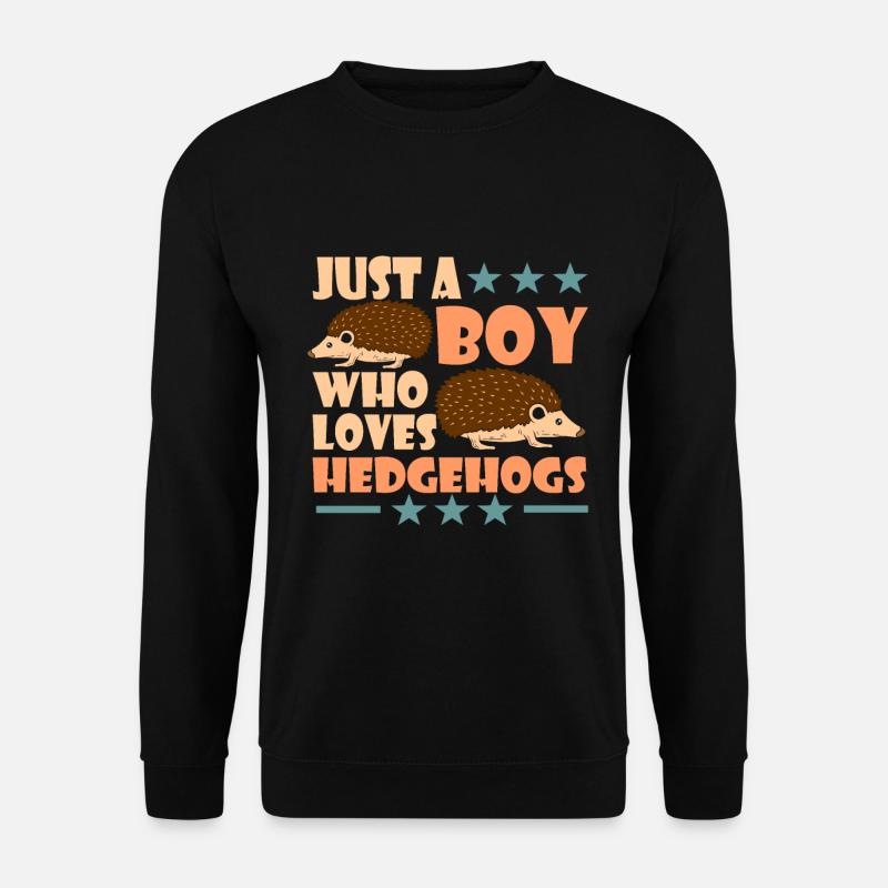 Hedgehog - Unisex Sweatshirt - black