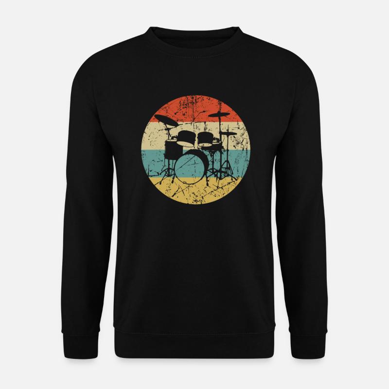 Schlagzeug - Unisex Pullover - Schwarz