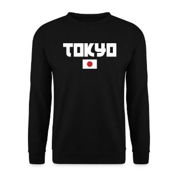 Tokio - Unisex Pullover - Schwarz - Vorne - Alina (178cm) & Michal (187cm)