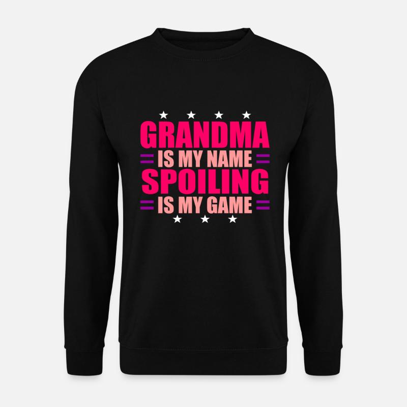 Oma Omi Geschenk Großmutter Geschenkidee - Unisex Pullover - Schwarz