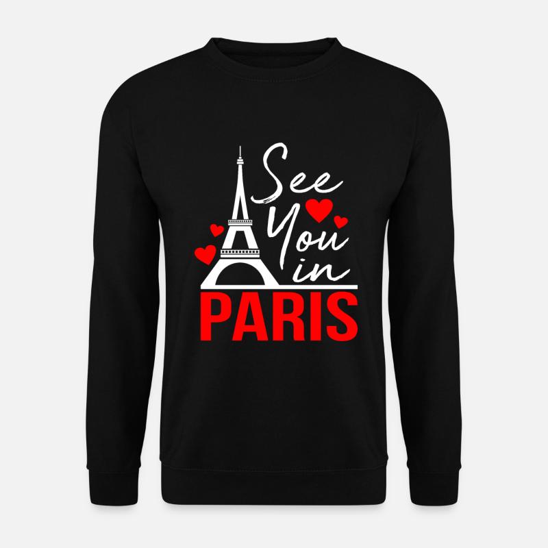 Paris - Unisex Sweatshirt - black
