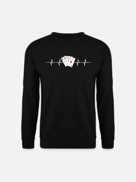 Poker - Unisex Pullover - Schwarz
