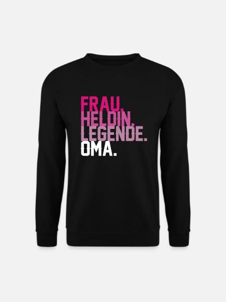 Oma - Unisex Pullover - Schwarz