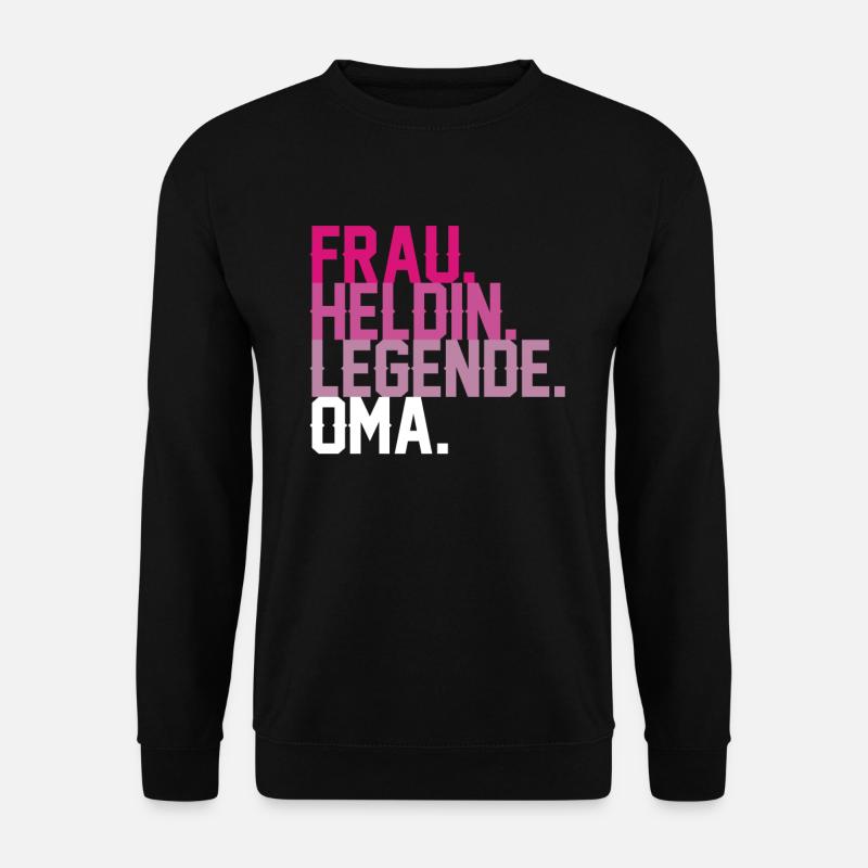 Oma - Unisex Pullover - Schwarz