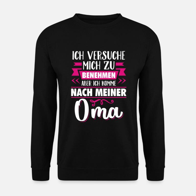Oma - Unisex Pullover - Schwarz
