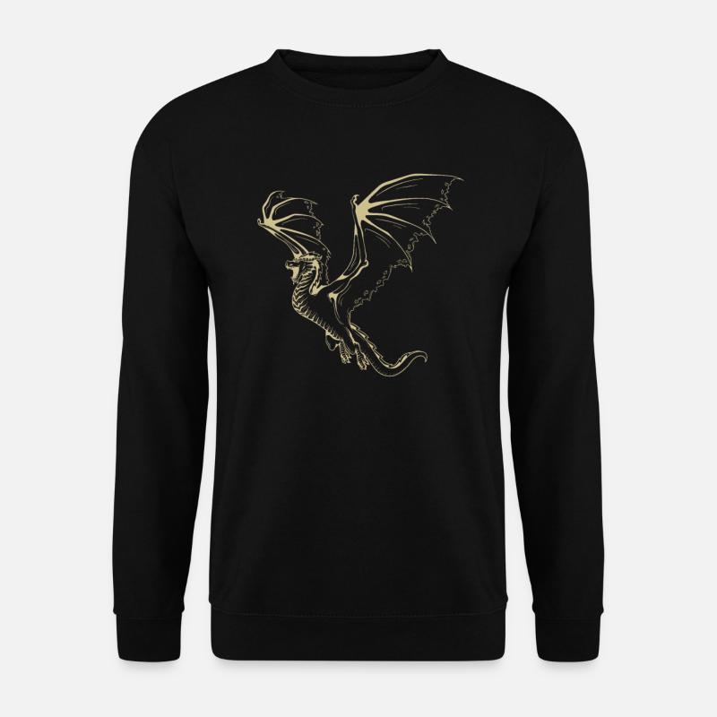 Drache - Unisex Pullover - Schwarz