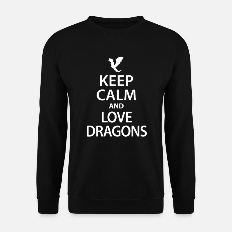 Drache - Unisex Pullover - Schwarz