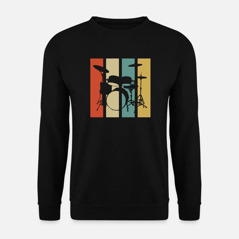Schlagzeug - Unisex Pullover - Schwarz