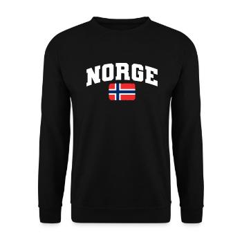 Norwegen - Unisex Pullover - Schwarz - Vorne - Alina (178cm) & Michal (187cm)