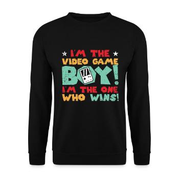 Jeux informatiques - Sweat-shirt Unisexe - noir - Devant - Alina (178cm) & Michal (187cm)