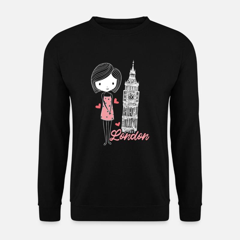 Londres - Sweat-shirt Unisexe - noir
