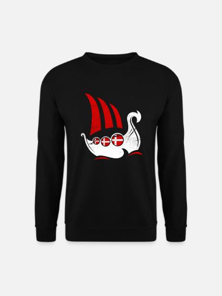 Dänemark - Unisex Pullover - Schwarz