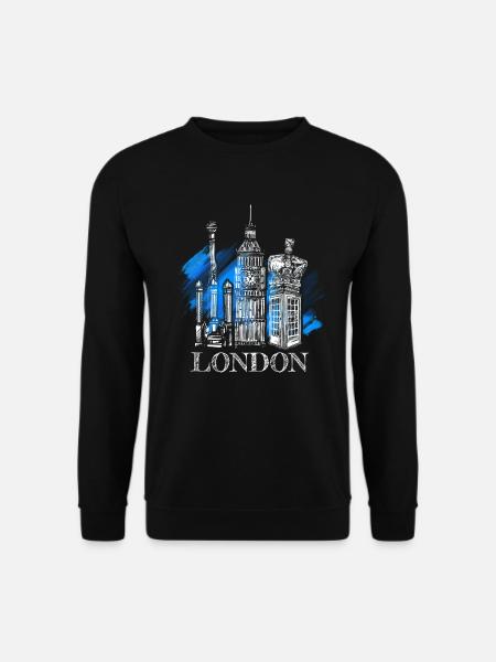 Londres - Sweat-shirt Unisexe - noir