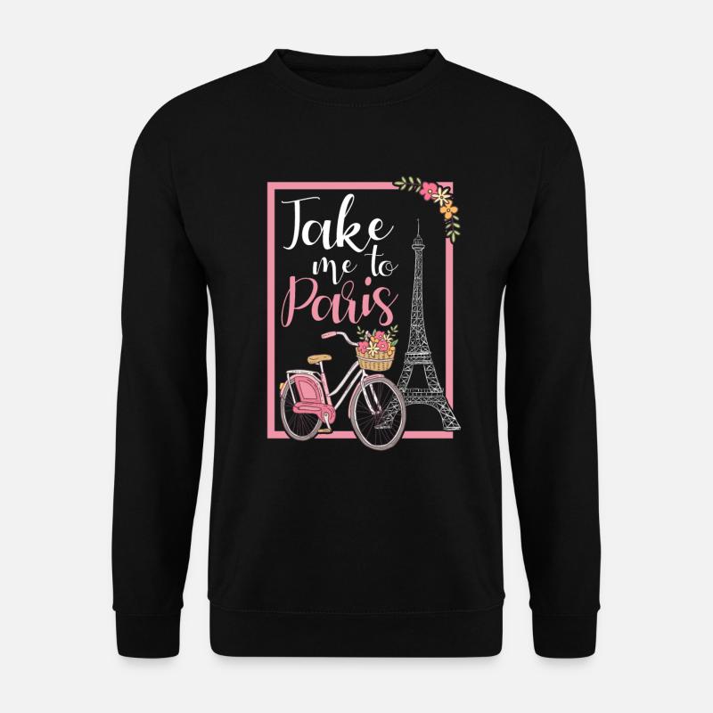 Paris - Unisex Pullover - Schwarz